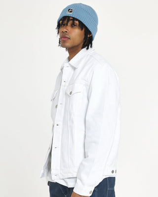 model-wearing-undercontrol-brand-sky-color-rib-knit-beanie-photo