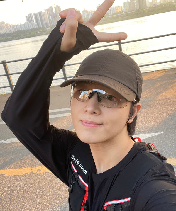 @act_junho wearing URH OPT Washed Cap