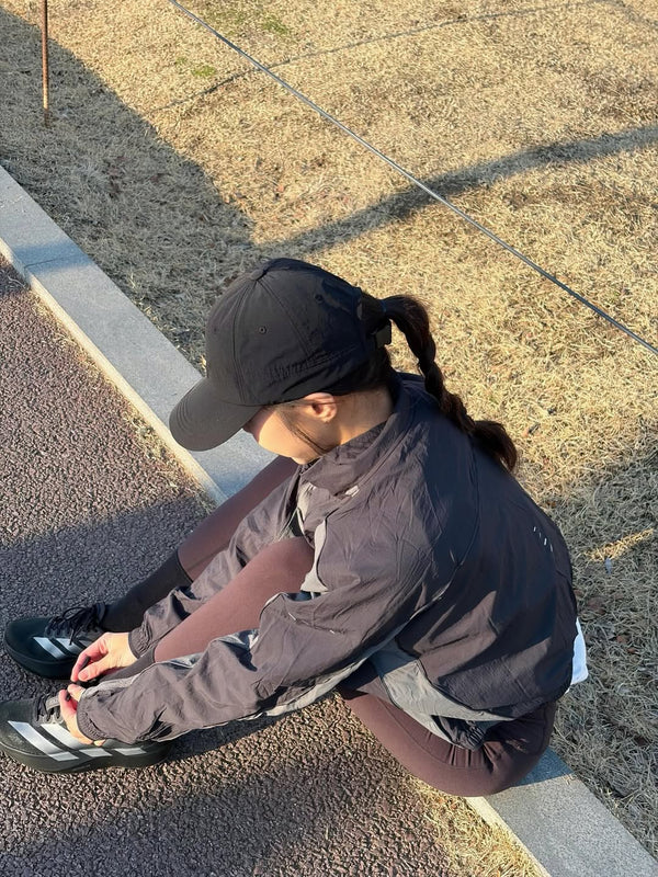 @movebyyeon wearing URH OPT Washed Cap