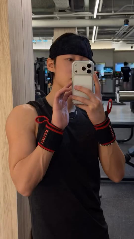 @lim_boxing wearing URH OTC Hairband
