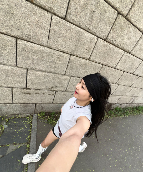 @hhhhhhhhhey wearing URH OTC Hairband
