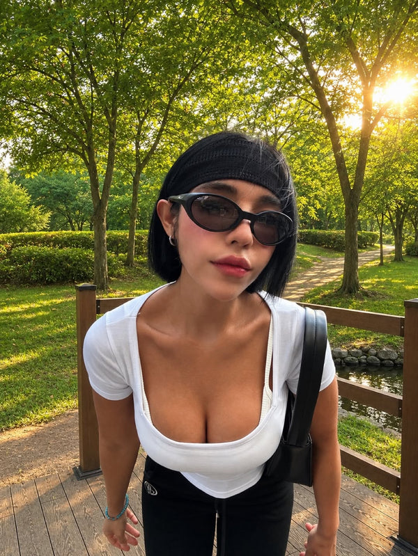 @drop__han wearing URH OTC Hairband