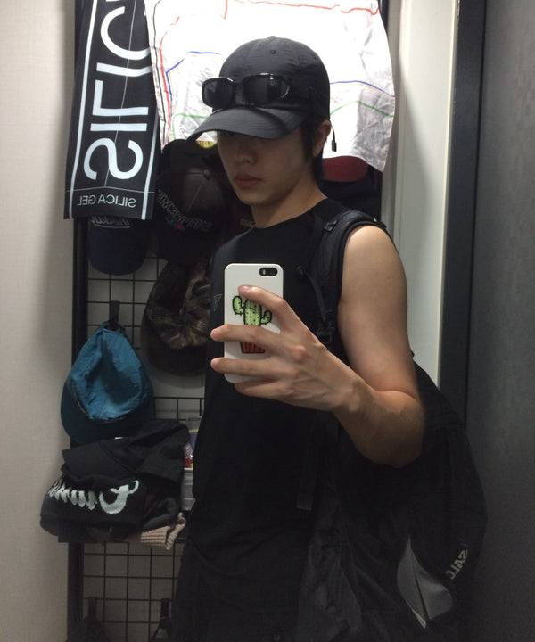 @4ikims wearing URH OPT Washed Cap