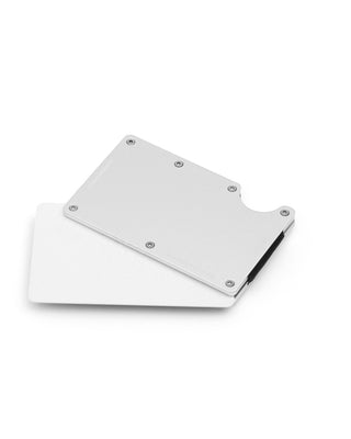 Aluminum alloy RFID block card wallet with push access design