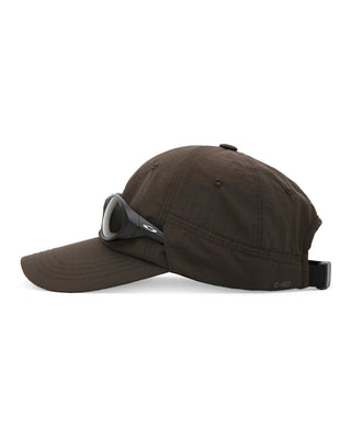 deep fit baseball cap with eyewear slots