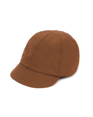 Exploring outdoors with a short visor cap