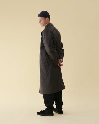 Comfortable skull cap in a forest environment