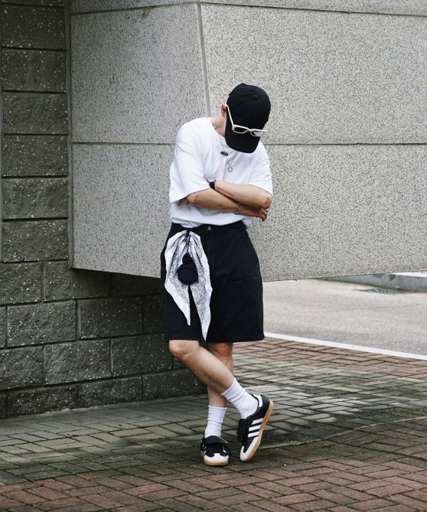 @namoo_daddy wearing URH OPT Washed Cap