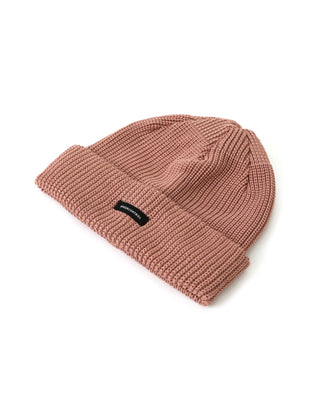 Model wearing the Short Fisherman Trawler Beanie