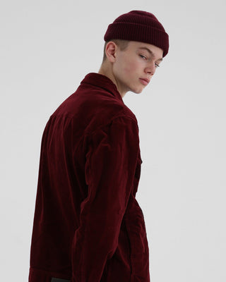 Trawler Beanie with Ribbed Texture