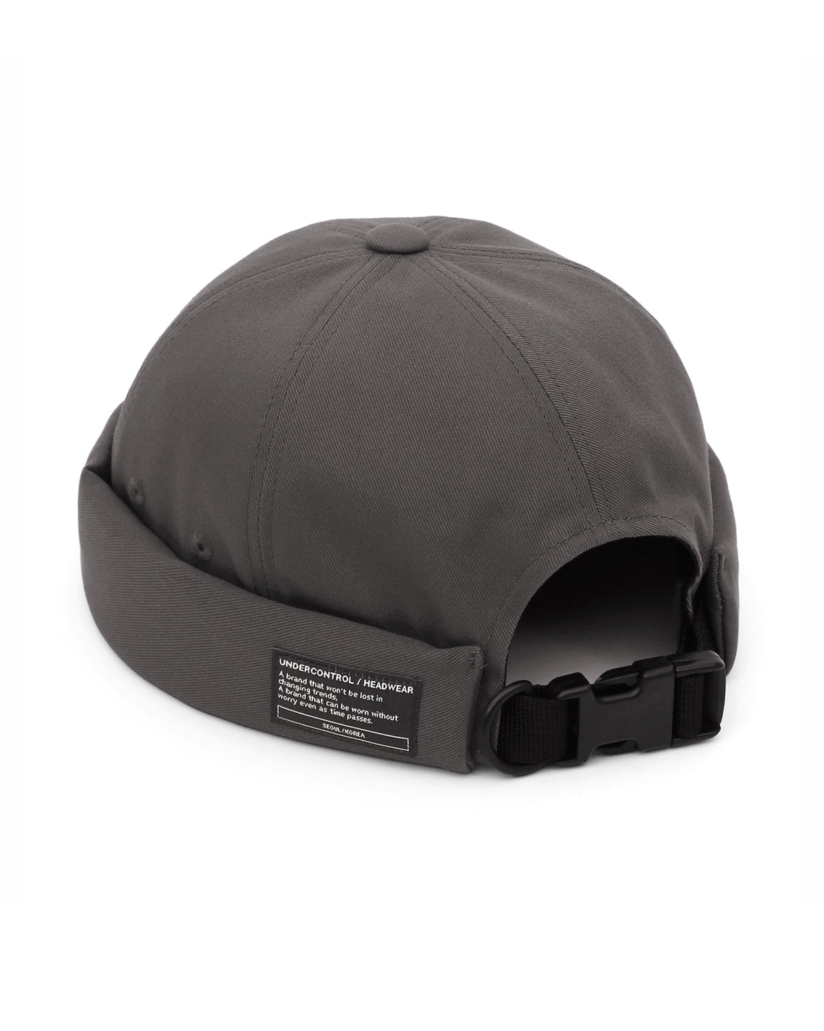 Undercontrol (MOLD CAP / TWILL COTTON / CHARCOAL) no visor brimless cap