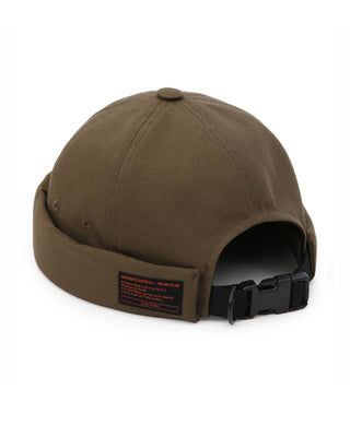 clean silhouette brimless cotton hat