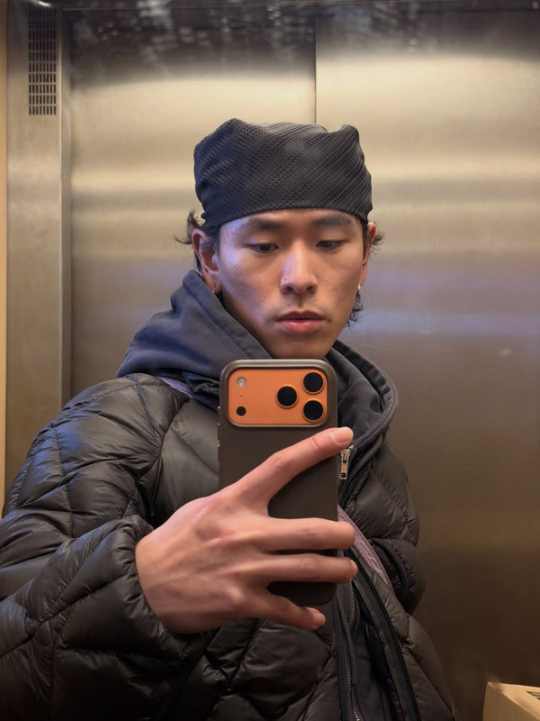 @gn_ts wearing URH BREEZE Mush Scarf