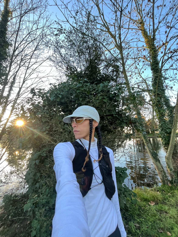@inmazanoguera wearing URH BREEZE Mush Scarf