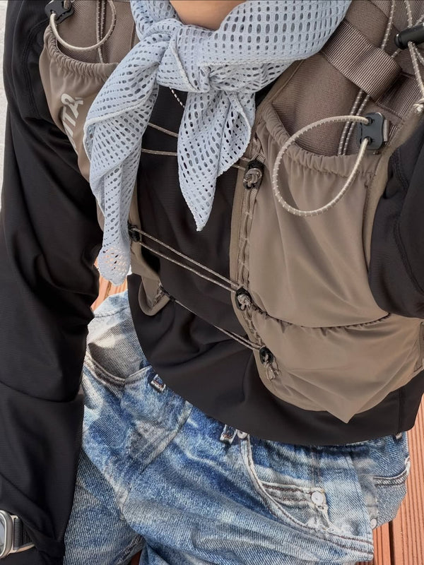 @lim_boxing wearing URH BREEZE Mush Scarf