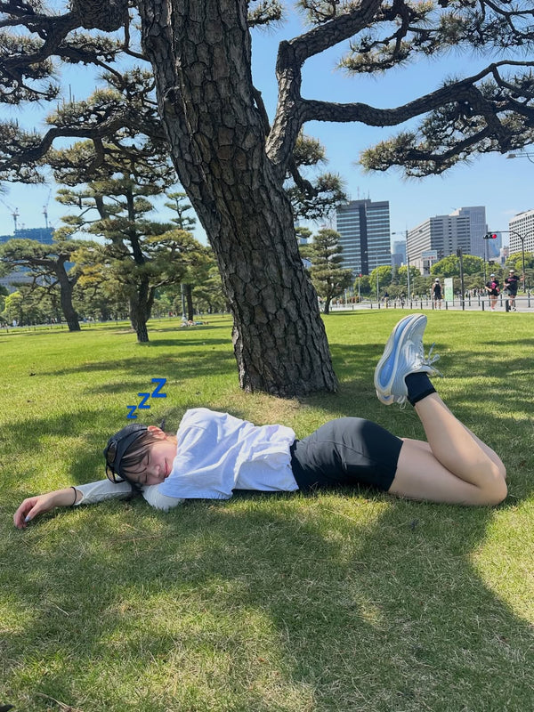@yuika_030_ wearing URH BREEZE Mush Scarf